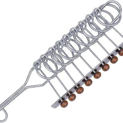 Traditional Brain TeasGame, Classical Metal Chinese 9 Linked Rings Puzzle, Children Educational Toys Gifts for Party Favor Kids Adults Boys and Girls Challenge