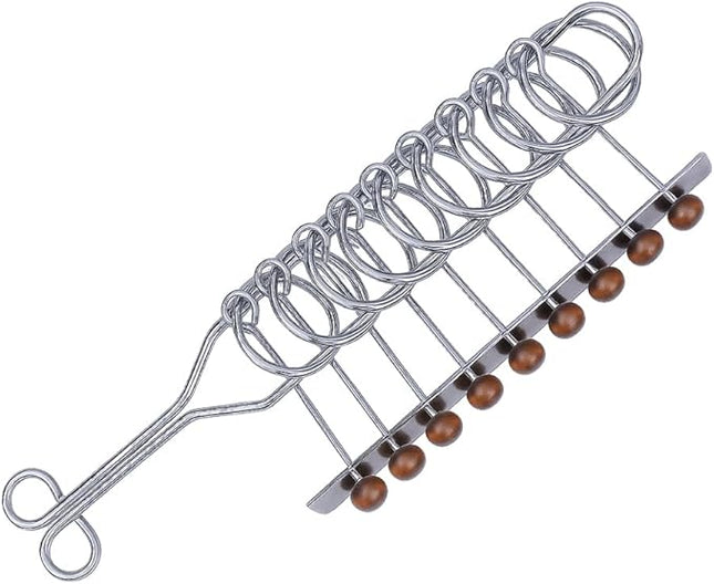 Traditional Brain TeasGame, Classical Metal Chinese 9 Linked Rings Puzzle, Children Educational Toys Gifts for Party Favor Kids Adults Boys and Girls Challenge