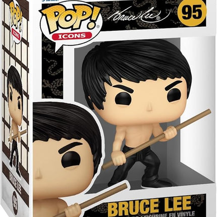 Funko Pop! Icons: Bruce Lee - Collectable Vinyl Figure - Gift Idea - Official Merchandise - Toys for Kids & Adults - Ad Icons Fans - Model Figure for Collectors and Display