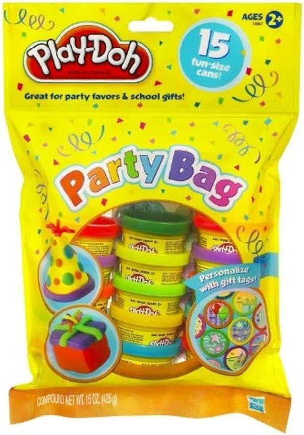 Play-Doh Party Bag Dough, 15 Count (Assorted Colors) - 2 Pack