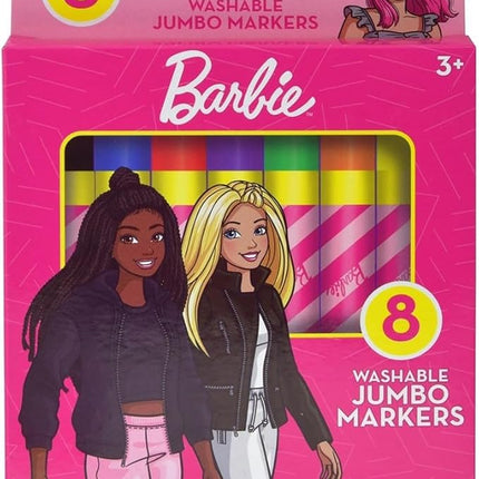 Barbie Washable Jumbo Markers (8-Count)
