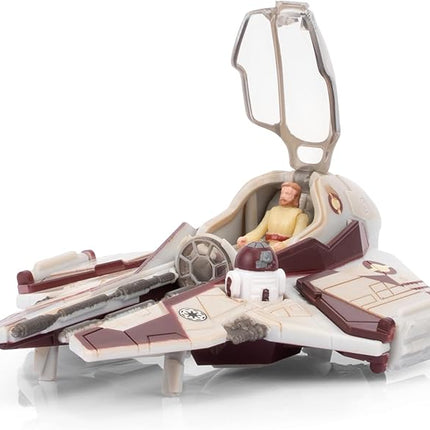 Star Wars Micro Galaxy Squadron Jedi Interceptor Mystery Bundle - 3-Inch and 2.5-Inch Vehicles with Accessories (Amazon Exclusive)