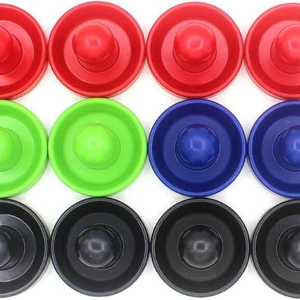 Generic Air Hockey Pushers and Air Hockey Pucks, Goal Handles Paddles for Adults and Kids Air Hockey Table Equipment for Game Tables