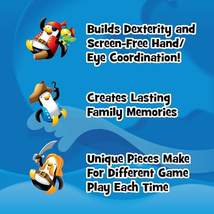 PlayMonster Don’t Rock the Boat Board Game-Kids Games, Family Games for Kids and Adults, Board Games for Family Night, Multi-Player Board Games, Builds Hand & Eye Coordination, Balancing Toy, Ages 5+