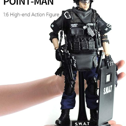 YEIBOBO ! Highly Detail Special Forces 12inch Action Figure SWAT Team (Point-Man)