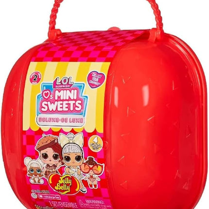 L.O.L. Surprise! LOL Surprise Loves Mini Sweets Deluxe Series 2 with 4 Dolls, Accessories, Limited Edition Candy Theme, Jelly Belly Collectible Dolls- Great Gift for Girls Age 4+