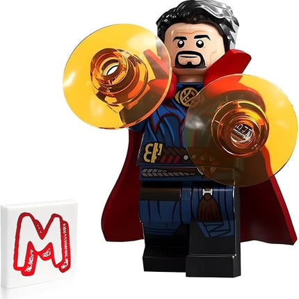 LEGO Marvel Super Heroes Doctor Strange in The Multiverse of Madness Minifigure - Doctor Strange (with Cape and Portal Discs) 76218