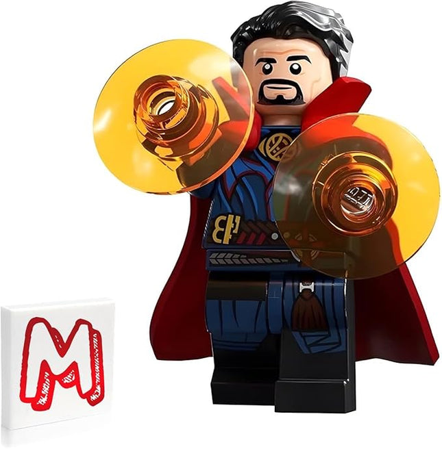 LEGO Marvel Super Heroes Doctor Strange in The Multiverse of Madness Minifigure - Doctor Strange (with Cape and Portal Discs) 76218