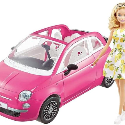Barbie Fiat 500 Doll and Vehicle