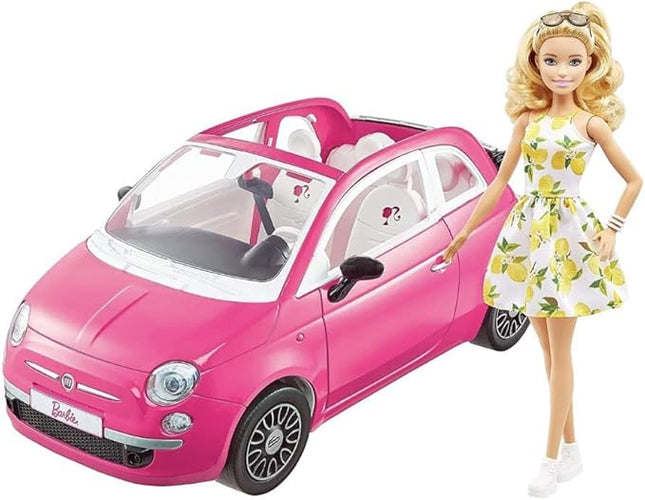 Barbie Fiat 500 Doll and Vehicle
