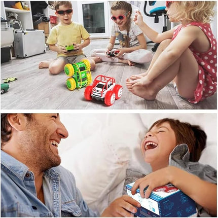 MaxTronic Amphibious Remote Control Car,Rechargeable RC Cars Toy 360° Flips Rotation Stunt Crawler 15KM/H 4WD All Terrain Outdoor Indoor Toy for Kids Boys Girls 3-12