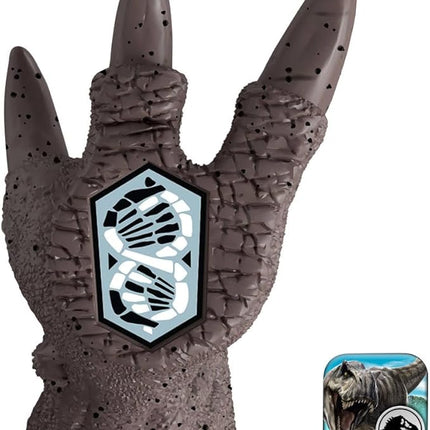 Mattel Jurassic World Rebirth Vehicle with 1 Human & 1 Dinosaur Figure, Launch ‘N Battle Truck, Martin Krebs Figure & Raptor, Turret & 2 Projectiles