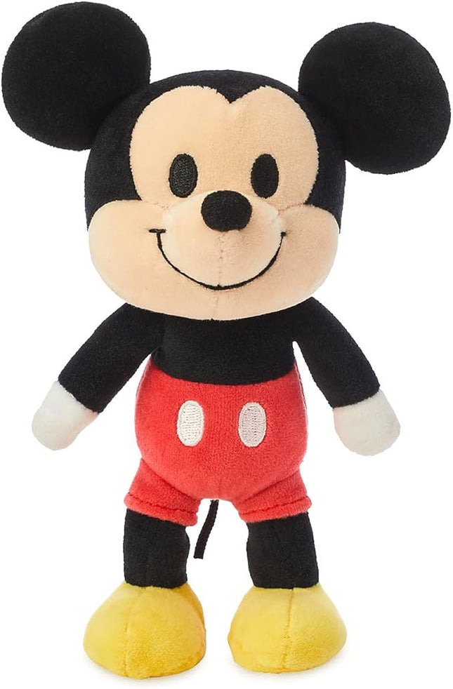 Disney Store Unisex-Child Mickey Mouse nuiMOs Plushie - Soft Plush with Embroidered Features, Poseable Hands & Turning Head, Magnetic Hands for Holding, 6 Inches