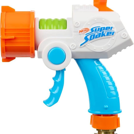NERF Super Soaker Quadblast Blaster – Garden Hose Powered Soaking Machine for Epic Backyard Battles