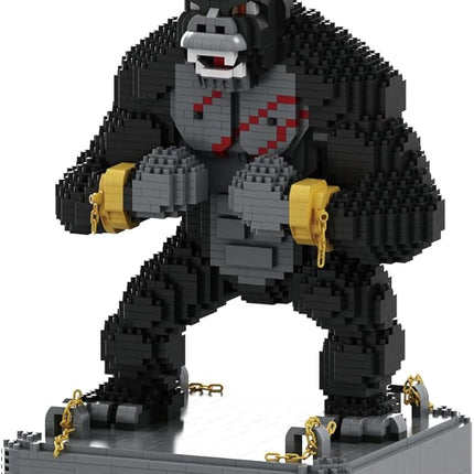 King Kong Building Set (2,310 PCS) – Mini Kong Action Figure from Skull Island – Nano Brick Gorilla Construction Kit for Kids 15+, Adults, Collectors – Movie Display Toy Gift