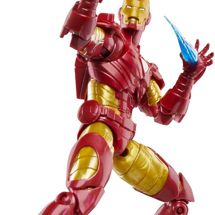 Marvel Legends Series Iron Man (Model 20), Iron Man Comics Collectible 6-Inch Action Figure, Retro-Inspired Blister Card