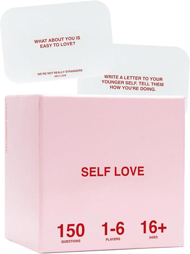WE'RE NOT REALLY STRANGERS Self-Love Edition Card Game – A Reflection Game of Self-Discovery and Empowerment for Singles, Couples, Adults, & Teens - for Memorable Game Nights, Ages 15+, 1-6 Players