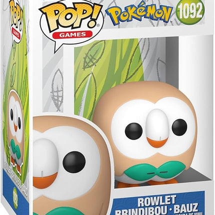 Funko Pop! Games: Pokemon - Rowlet - Collectable Vinyl Figure - Gift Idea - Official Merchandise - Toys for Kids & Adults - Games Fans - Model Figure for Collectors and Display