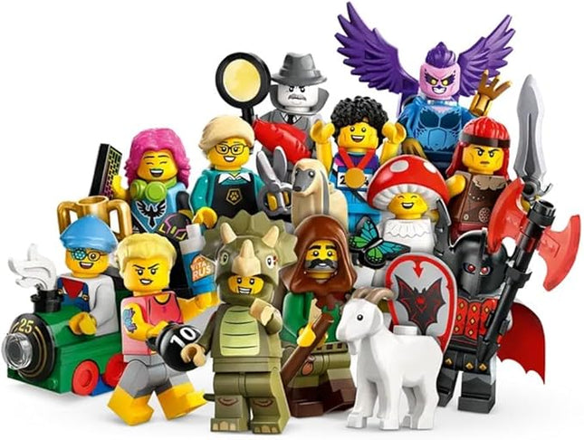Lego Minifigures Series 25 Collectible Figures, Surprise Adventure Toy Building Set for Independent Play, Gift Idea for Boys, Mystery Figures, Girls and Kids Aged 5 Years Old and Up, 71045