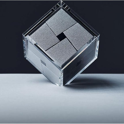 Craighill Jack Box Puzzle - Brain Teaser Puzzle for Adults, 3D Brain Game, Mind-Bending & Satisfying, Aesthetic Home & Office Decor - Aluminum & Acrylic