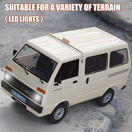 Remote Control Car RC Van Mini Cabin Car RC Crawler Off Road Climbing Vehicle Drift Speed Model Toy All Terrain Drifting Rc Crawler for Kids Hobby