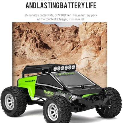 RC Off-Road Vehicle Model, 1/32 Scale 4WD Mini Electric 2.4G Remote Control High Speed Drift Off-Road, Mini Racing Drift Car for Adults