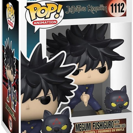 Funko Pop & Buddy: Jujutsu Kaisen - Megumi Fushiguro with Dogs - Collectable Vinyl Figure - Gift Idea - Official Merchandise - Toys for Kids & Adults - Anime Fans - Model Figure for Collectors