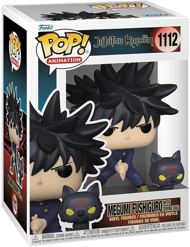 Funko Pop & Buddy: Jujutsu Kaisen - Megumi Fushiguro with Dogs - Collectable Vinyl Figure - Gift Idea - Official Merchandise - Toys for Kids & Adults - Anime Fans - Model Figure for Collectors