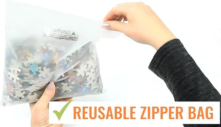 1000 Piece Jigsaw Puzzle for Adults - Colorful Magic River Mansion - Challenging Puzzle Perfect for Game Nights - Unique Wall Art - 20x27 inches (Twilight Enchantment)