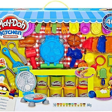 Play-Doh Kitchen Creations Ultimate Barbecue Set Create & Make Meals with Kitchen Tools 40 Pieces