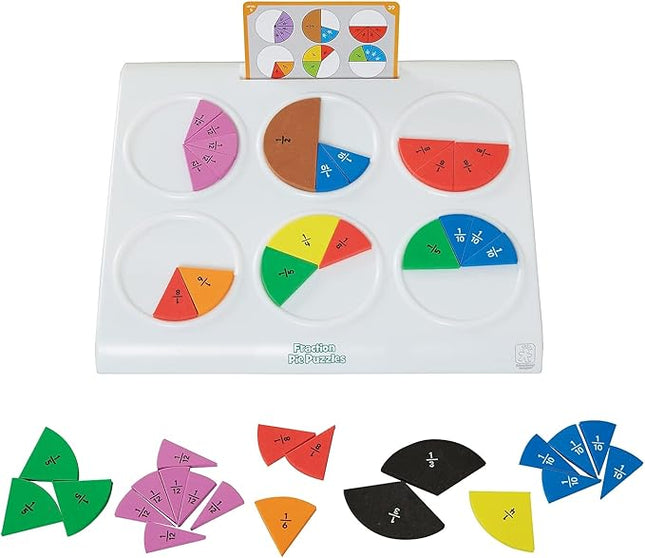 Educational Insights Fraction Pie Puzzles