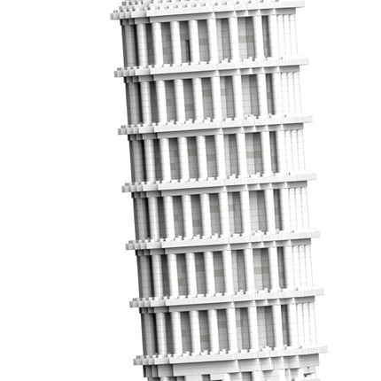 JEKCA Leaning Tower of Pisa 01S | Architecture Plastic Building Blocks | Age 14+
