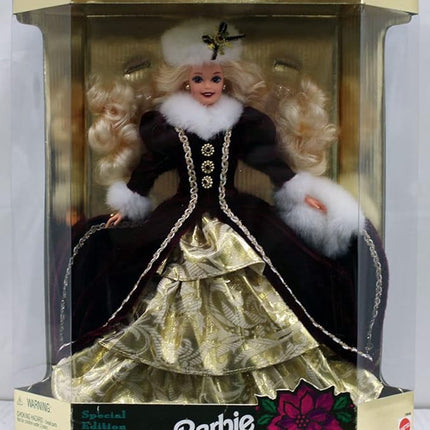 Mattel Happy Holidays Barbie Christmas 1996