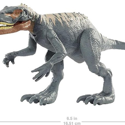 Jurassic World Toys Wild Pack Herrerasaurus Carnivore Dinosaur Action Figure Toy with Movable Joints, Realistic Sculpting & Attack Feature, Kids Gift Ages 3 Years & Older