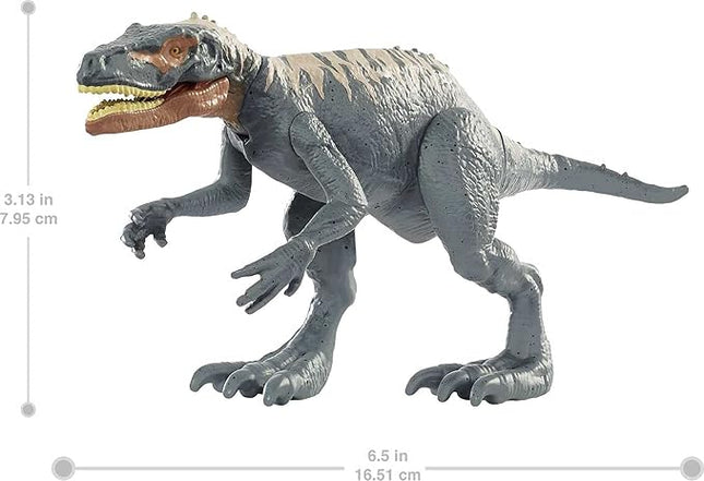 Jurassic World Toys Wild Pack Herrerasaurus Carnivore Dinosaur Action Figure Toy with Movable Joints, Realistic Sculpting & Attack Feature, Kids Gift Ages 3 Years & Older