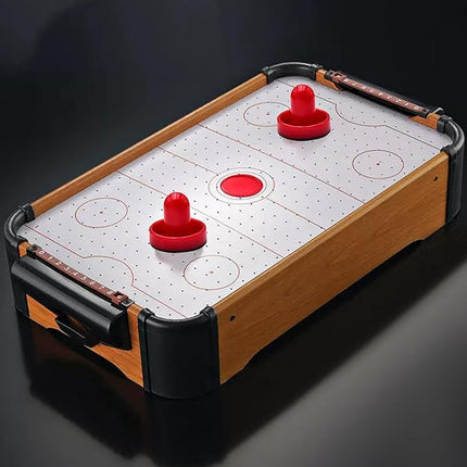 1 Set Air Hockey Pushers and Air Hockey Pucks Great Goal Handles Pushers Goal Handles Paddles Replacement Accessories - 2 Red Air Hockey Pushers and 4 Red Pucks (96mm)
