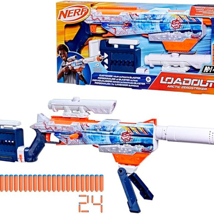 Nerf Loadout Arctic Zerostriker Blaster and N1 Darts