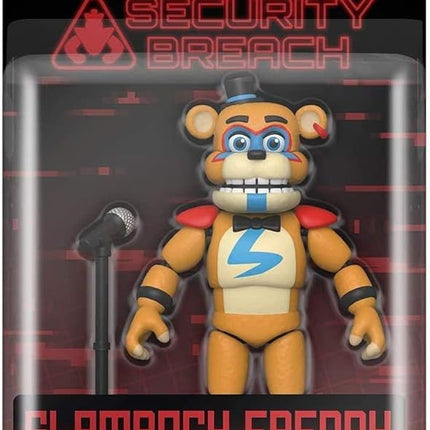 POP Funko Action Figure: Five Nights at Freddy's, Security Breach - Glamrock Fred, Multicolor