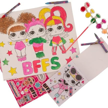 LOL Surprise Creative Coloring Canvas Painting and Activity Set for Kids, 1000+ pcs
