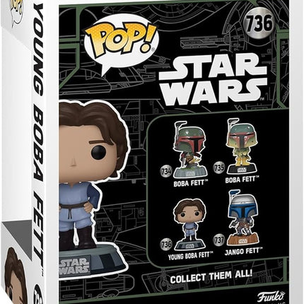 Funko POP! Star Wars: Boba Fett - (Young) - Collectable Vinyl Figure - Gift Idea - Official Merchandise - for Kids & Adults - Movies Fans - Model Figure for Collectors and Display