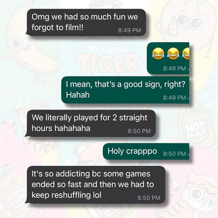 I'm Right You're Wrong Tiger Banana Pancake: 5 Min Card Game for Families, Fun & Hilarious Party Game for Kids, Teens & Adults, Ages 7-99, 2-10 Players, Designed by Darylle Johnson, seen on Netflix