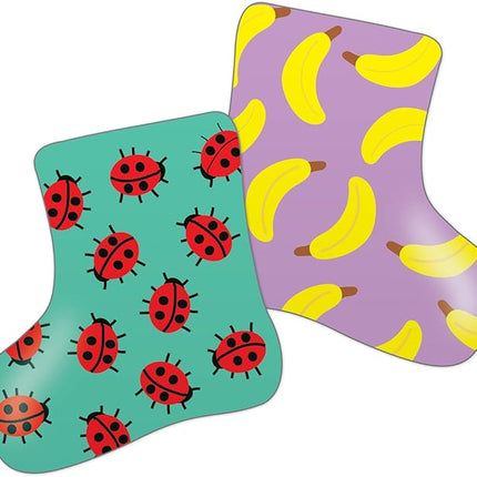 ORCHARD TOYS Moose Smelly Socks Game. Find Matching Pairs of Socks for Your Monsters! for Ages 3-6 and 2-4 Players