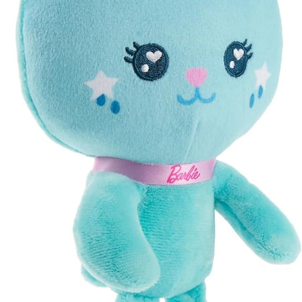 Barbie Stuffed Animal, 7-inch Pet Kitten Plushie with Glitter Collar