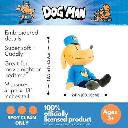 Franco Bedding Super Soft Plush Decorative Cozy Throw Cuddle Pillow, Standard, Dog Man