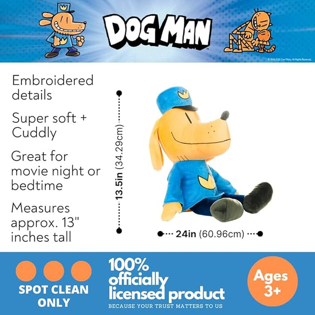 Franco Bedding Super Soft Plush Decorative Cozy Throw Cuddle Pillow, Standard, Dog Man