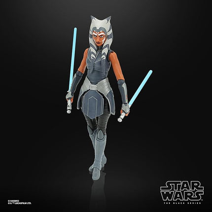 STAR WARS The Black Series Ahsoka Tano Toy 6-Inch-Scale The Clone Wars Collectible Action Figure, Toys for Kids Ages 4 and Up