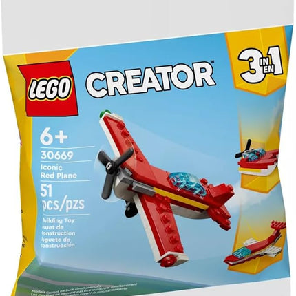 LEGO Creator Iconic Red Plane 30669