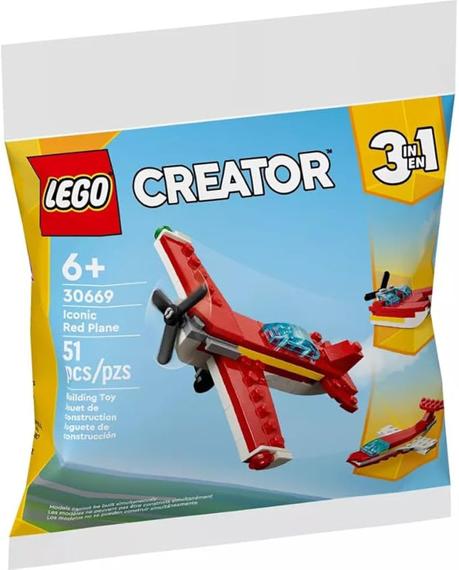 LEGO Creator Iconic Red Plane 30669