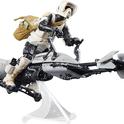 STAR WARS The Vintage Collection Speeder Bike, Scout Trooper & Grogu, The Mandalorian 3.75-Inch Vehicle & Action Figures, Ages 4 and Up