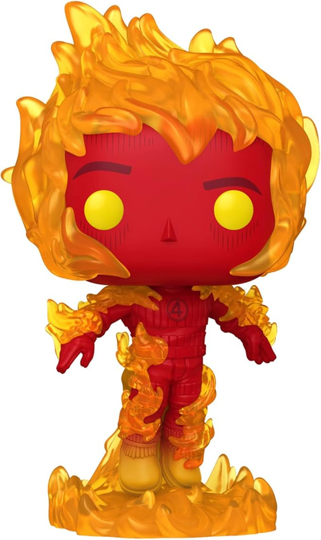 Funko Pop! Marvel: The Fantastic Four: First Steps - Human Torch - Fantastic Four (2025) - Collectable Vinyl Figure - Gift Idea - Official Merchandise - Toys for Kids & Adults - Movies Fans